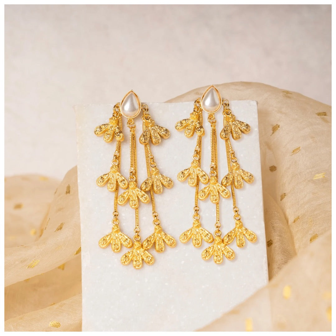 Pearl Cascade Earrings