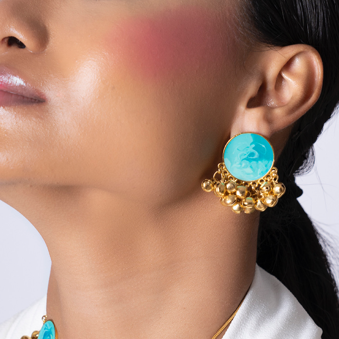 Round Ghunghroo Earrings