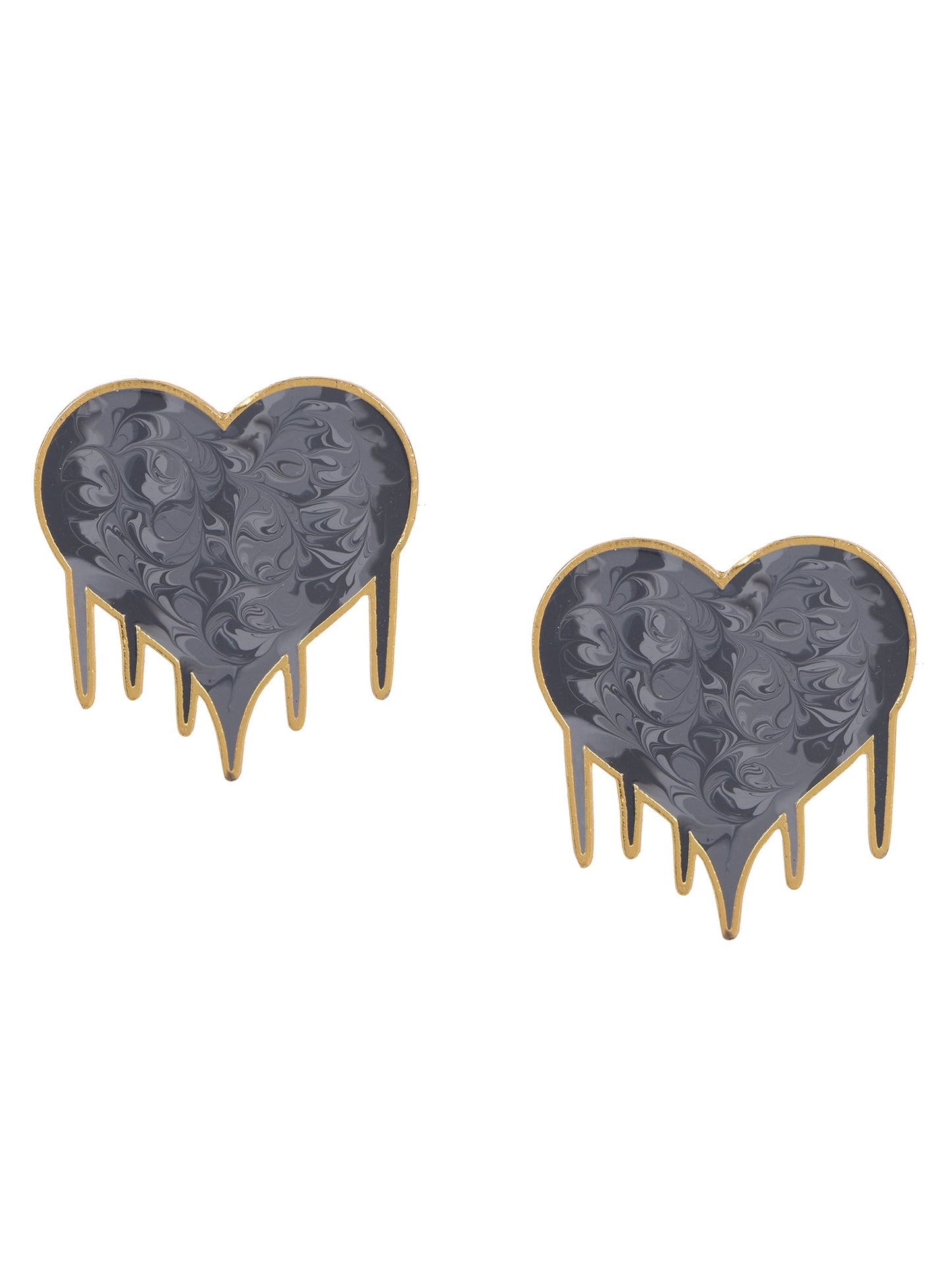 Hearts full of love earrings- pink
