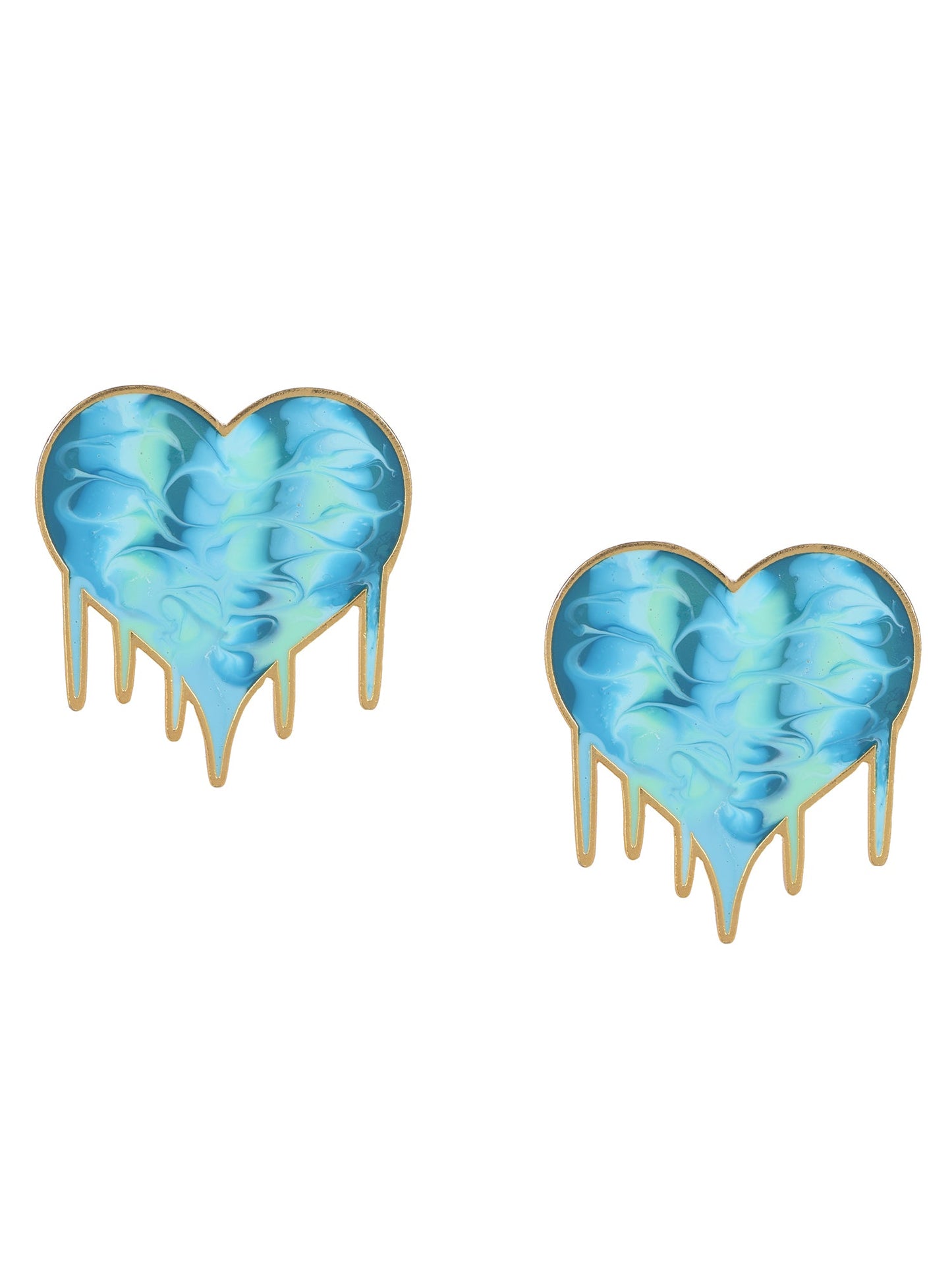 Hearts full of love earrings- pink