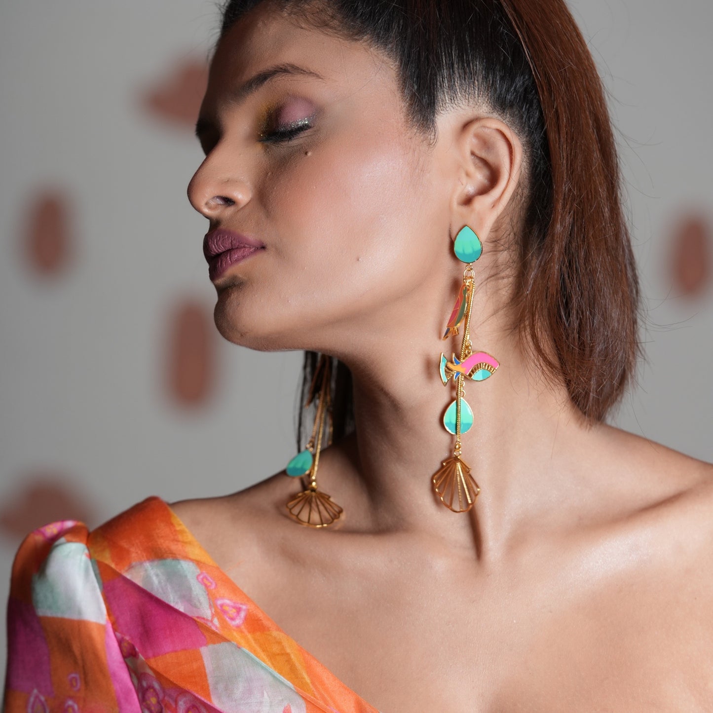 Bird and the fish earrings