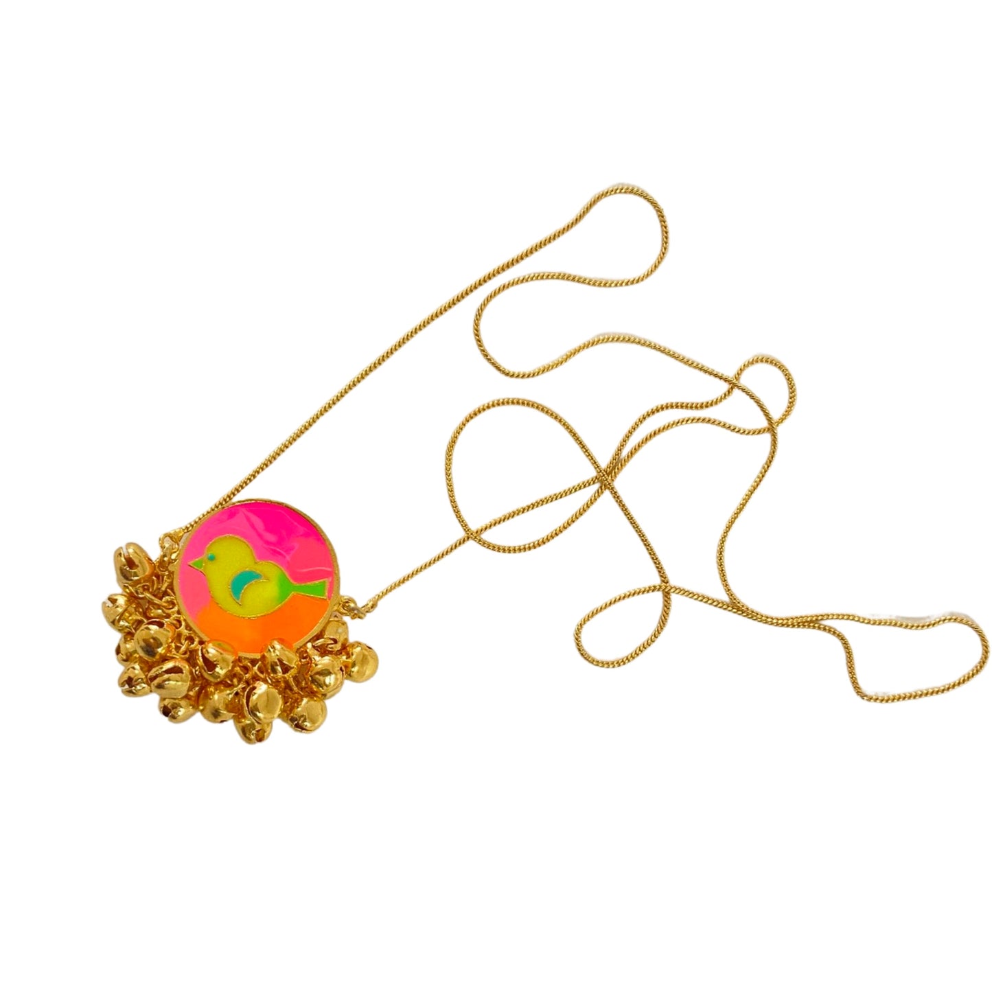 Bird ghunghroo pendant