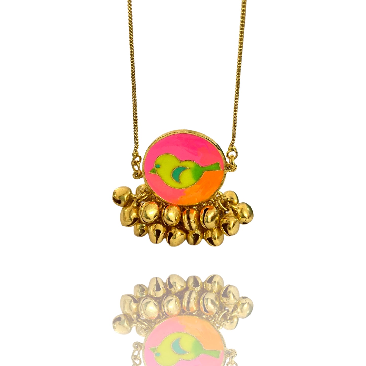 Bird ghunghroo pendant