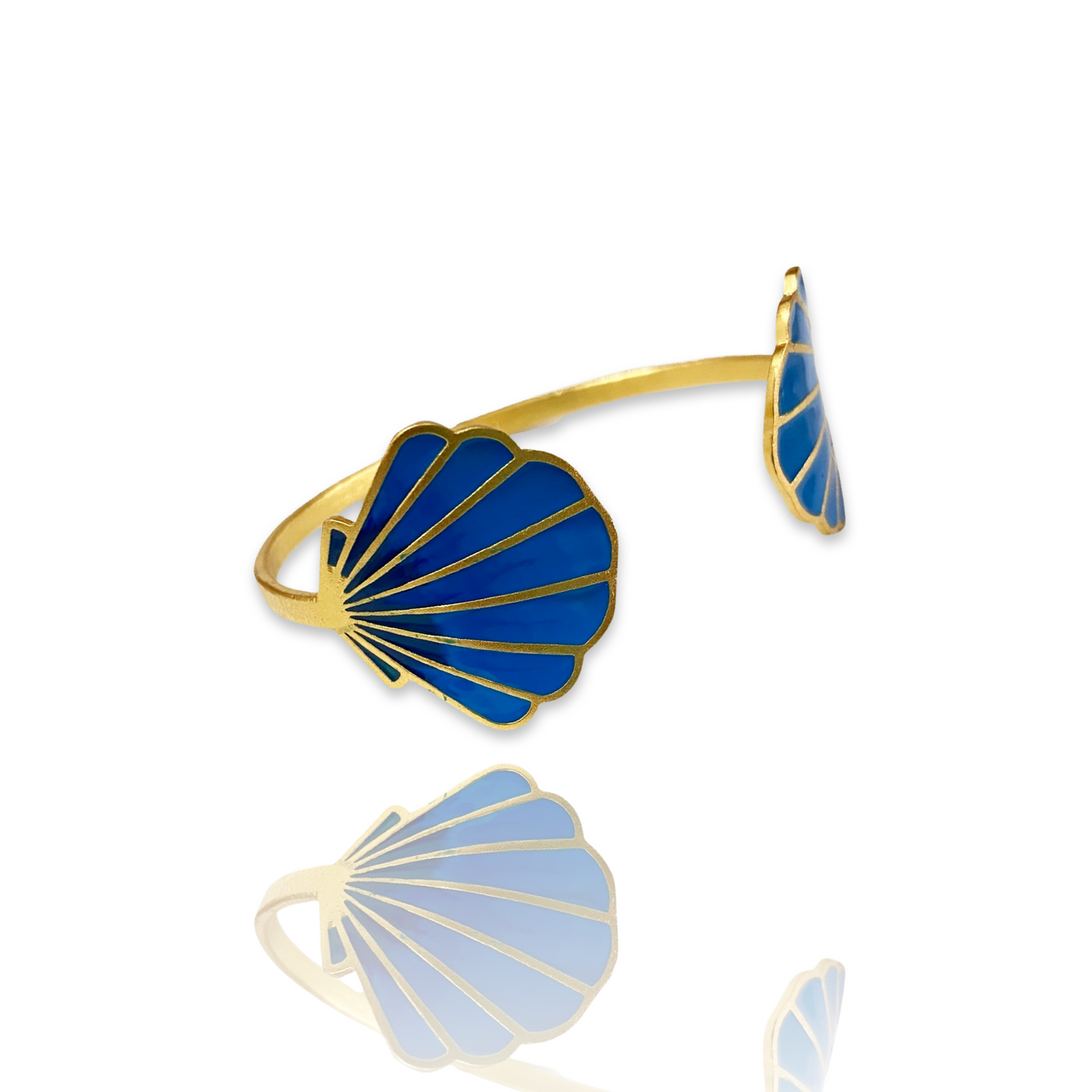 Pink seashell cuff