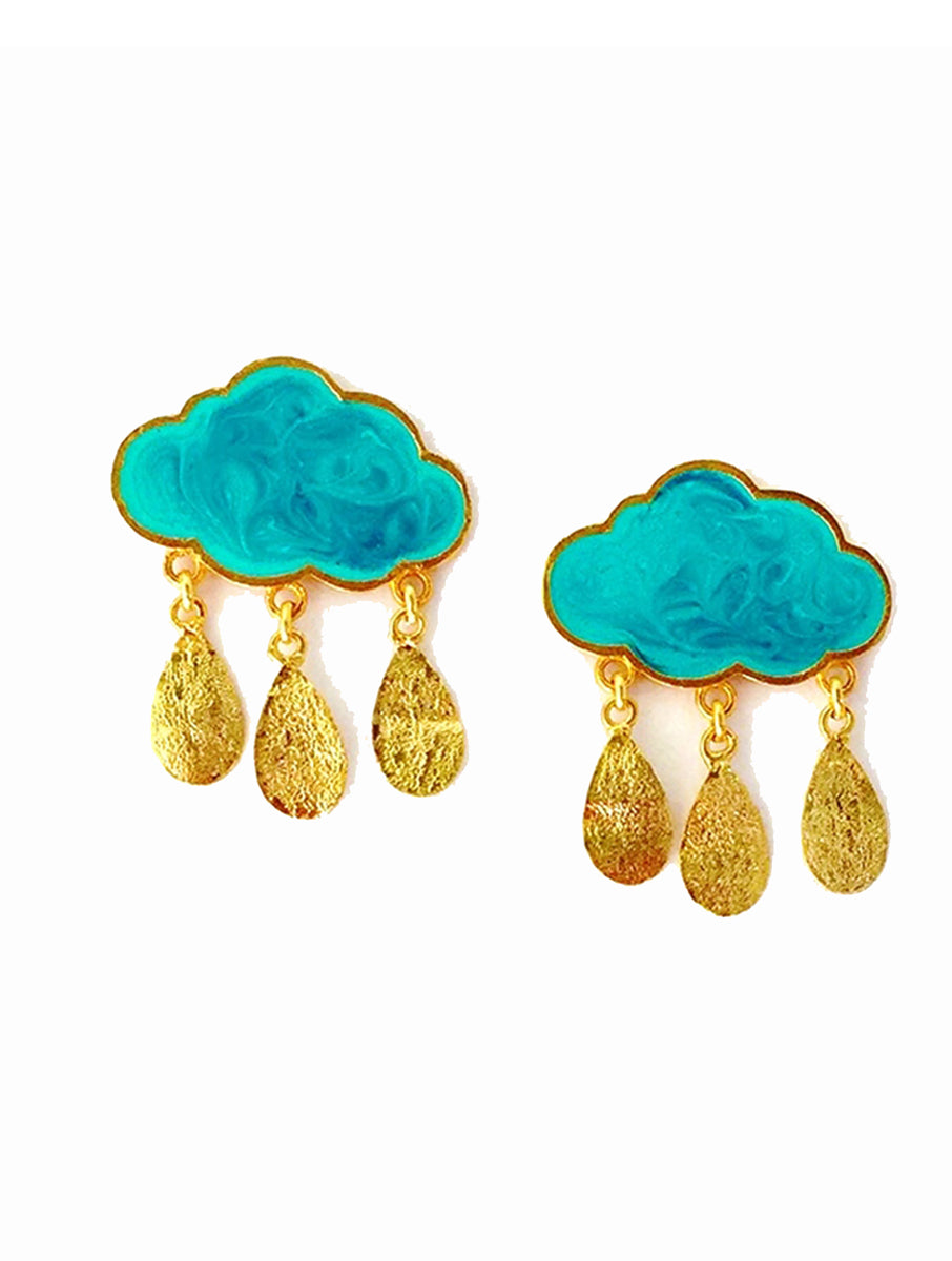 Rain Cloud Earrings