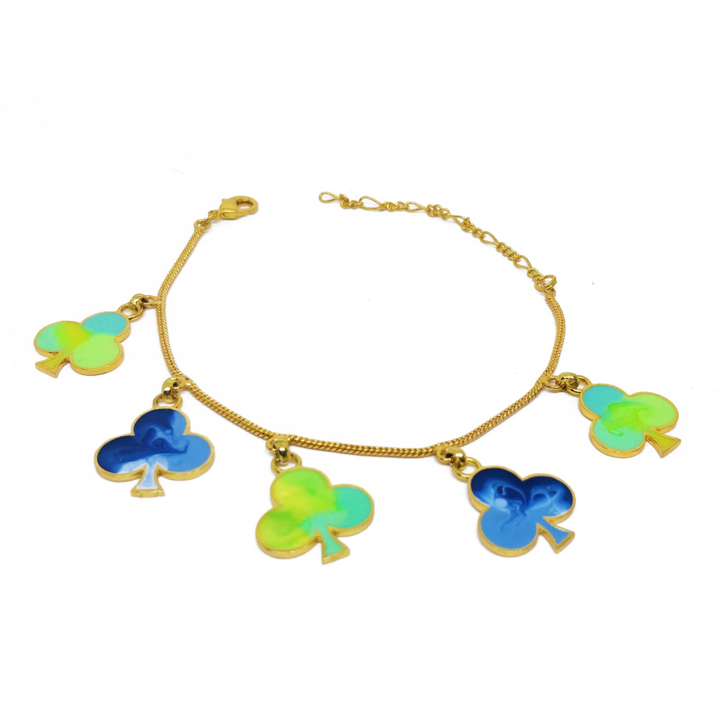 Five of clubs bracelet