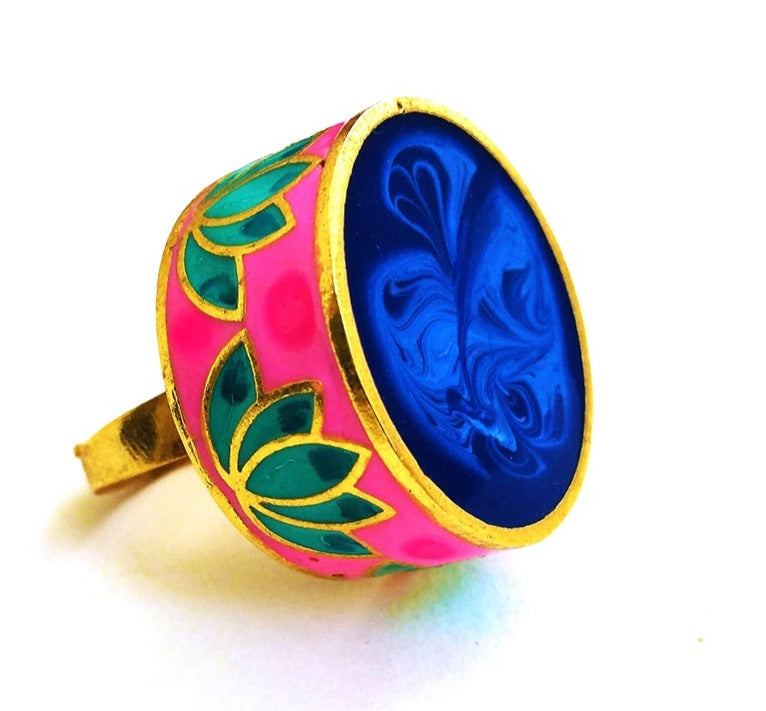 Statement Lotus Ring