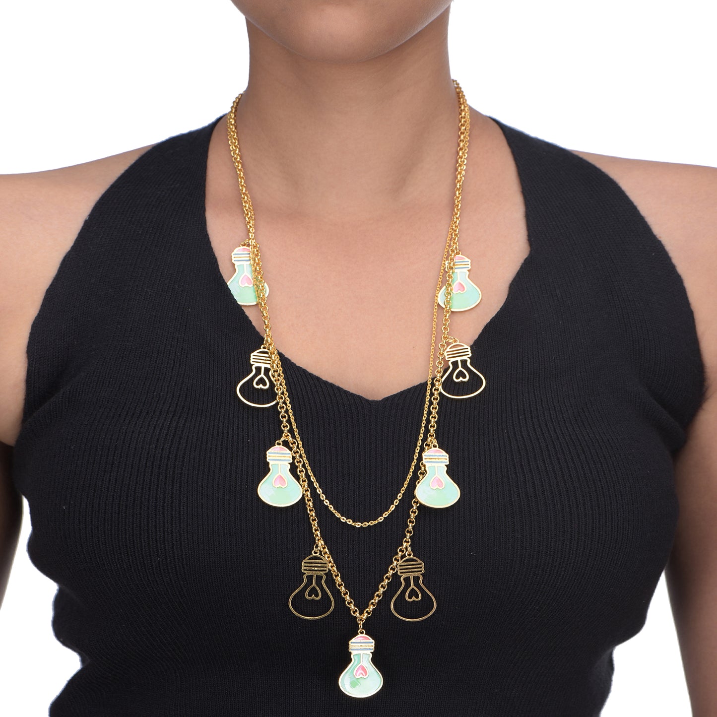 Happy bulbs necklace