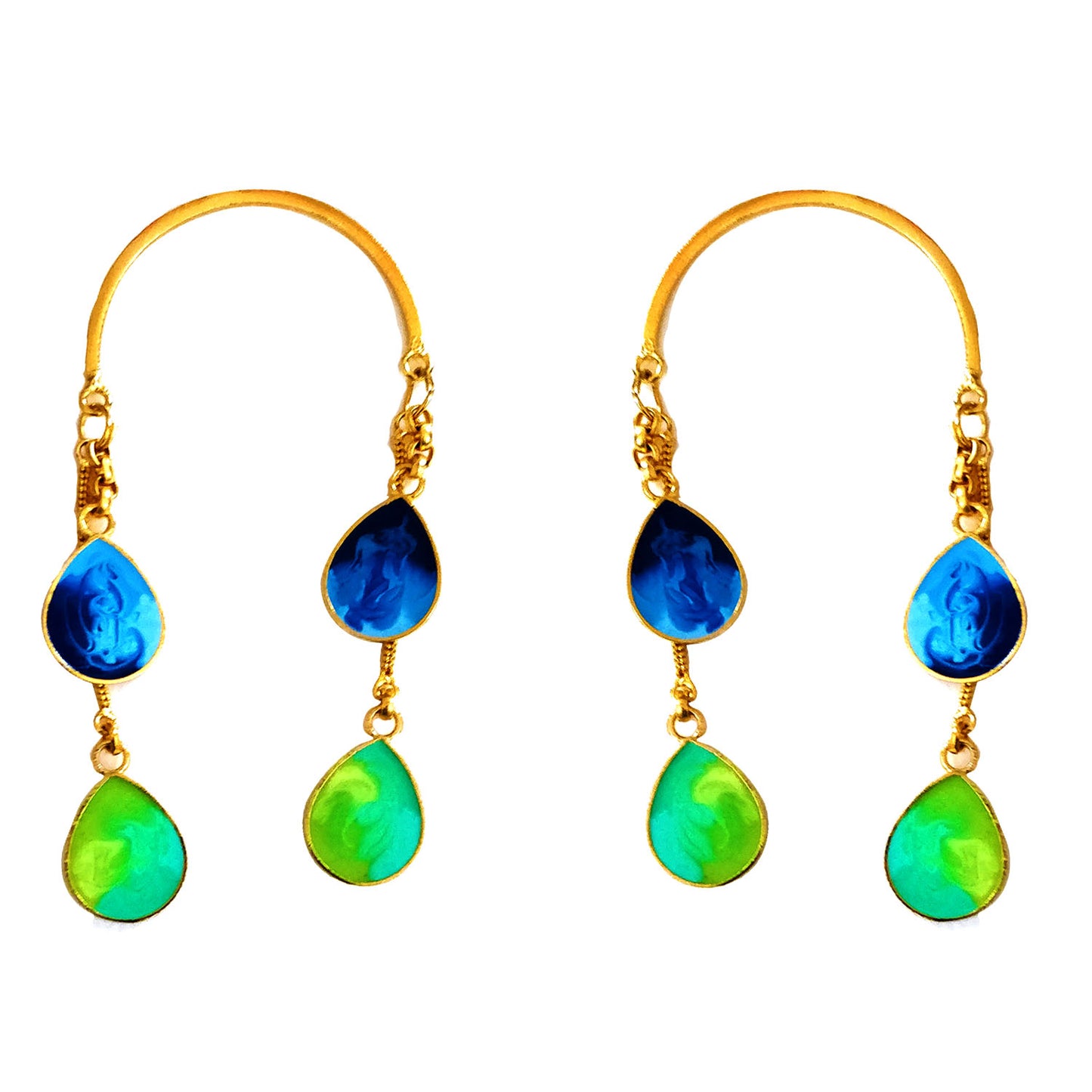 Drops of love earrings