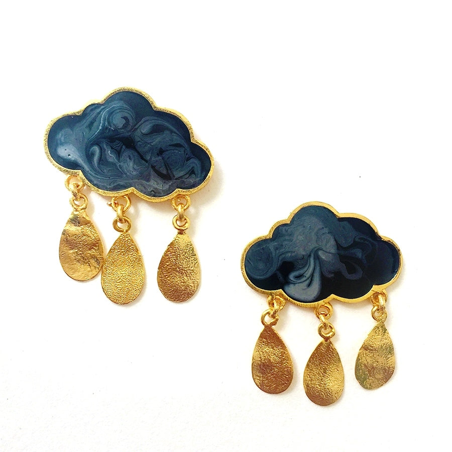 Rain Cloud Earrings