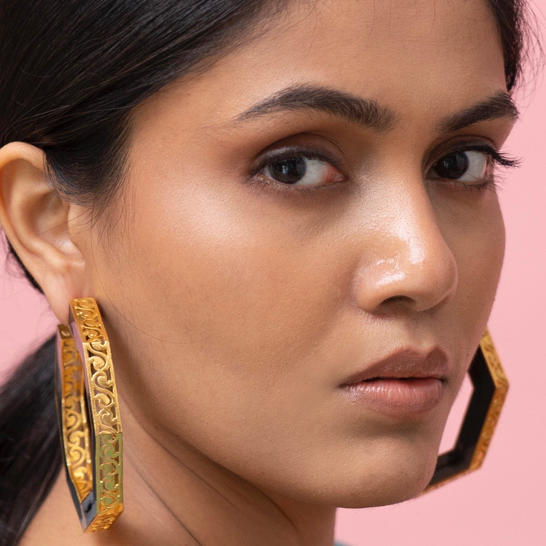 Octave Jali hoops- Large