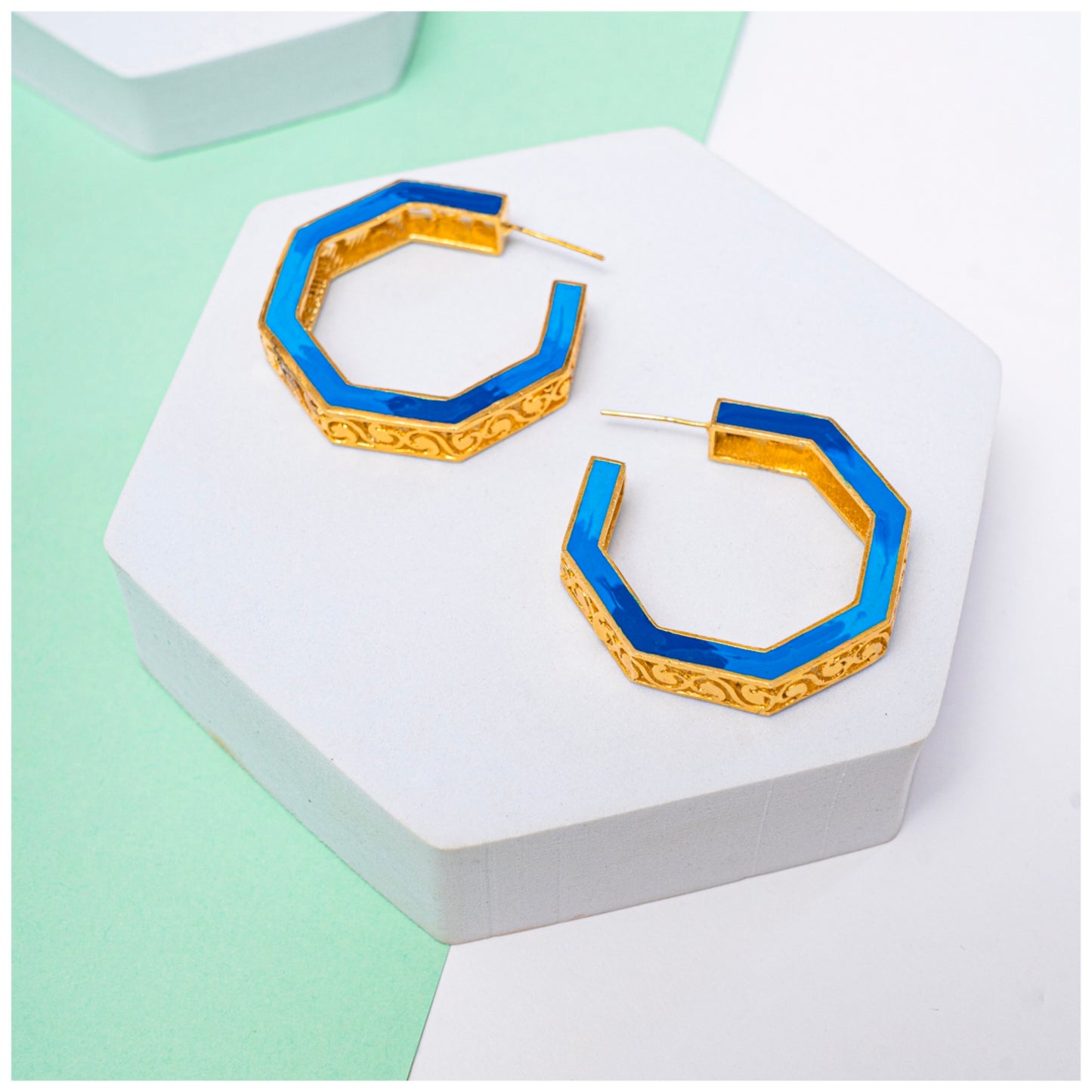 Octave Jali hoops- Medium