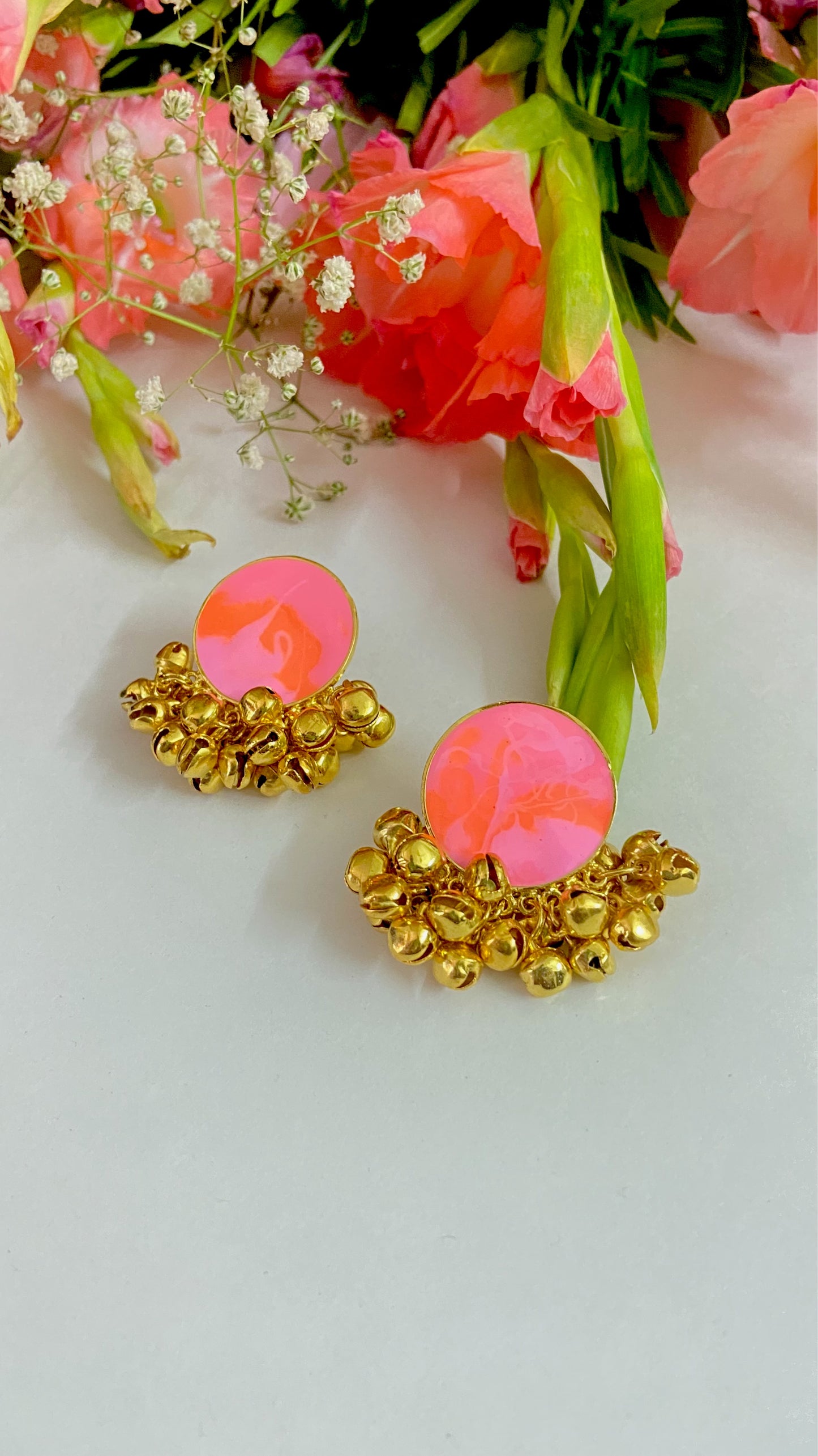 Round Ghunghroo Earrings