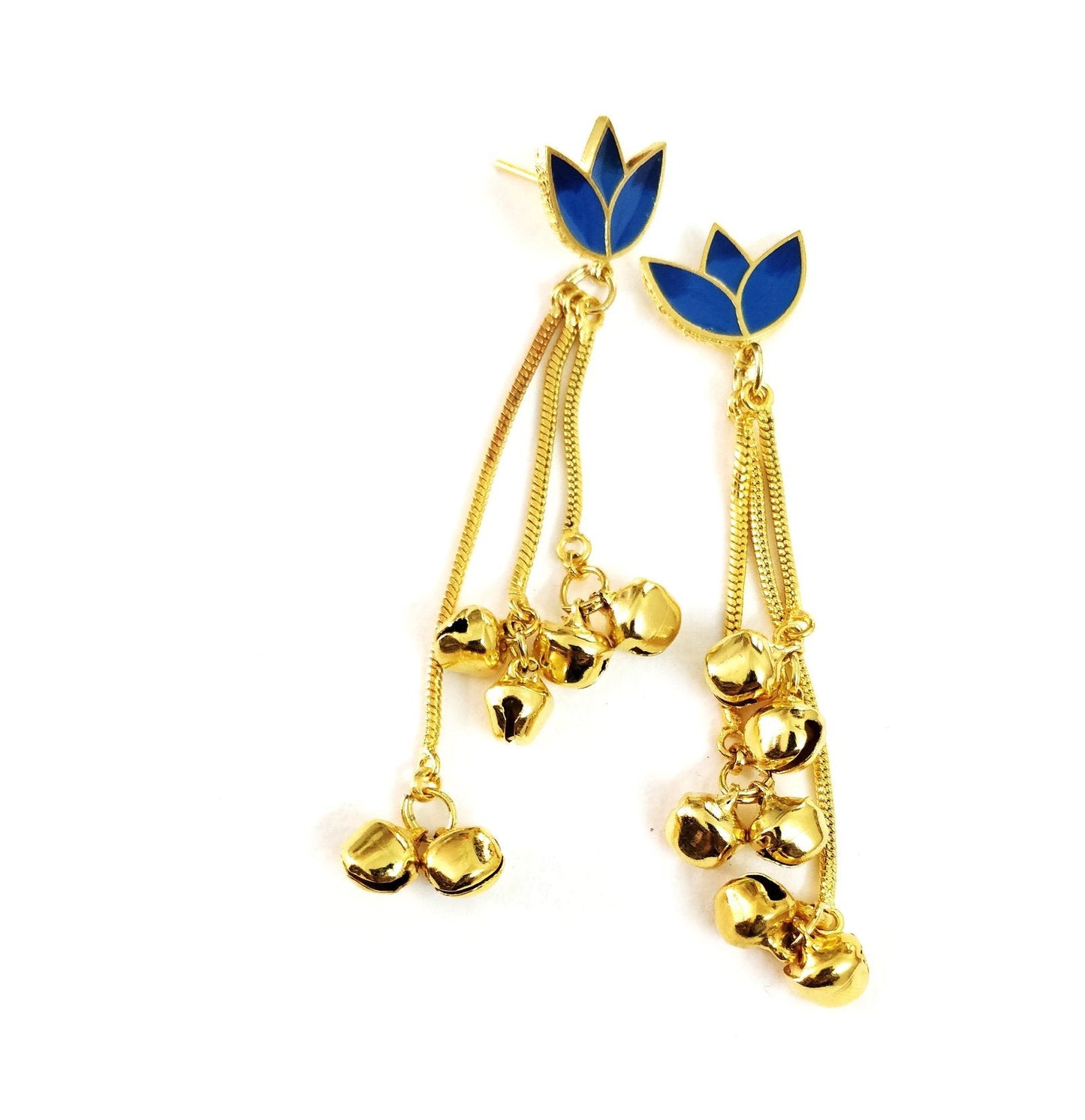 Lotus ghunghroo danglers