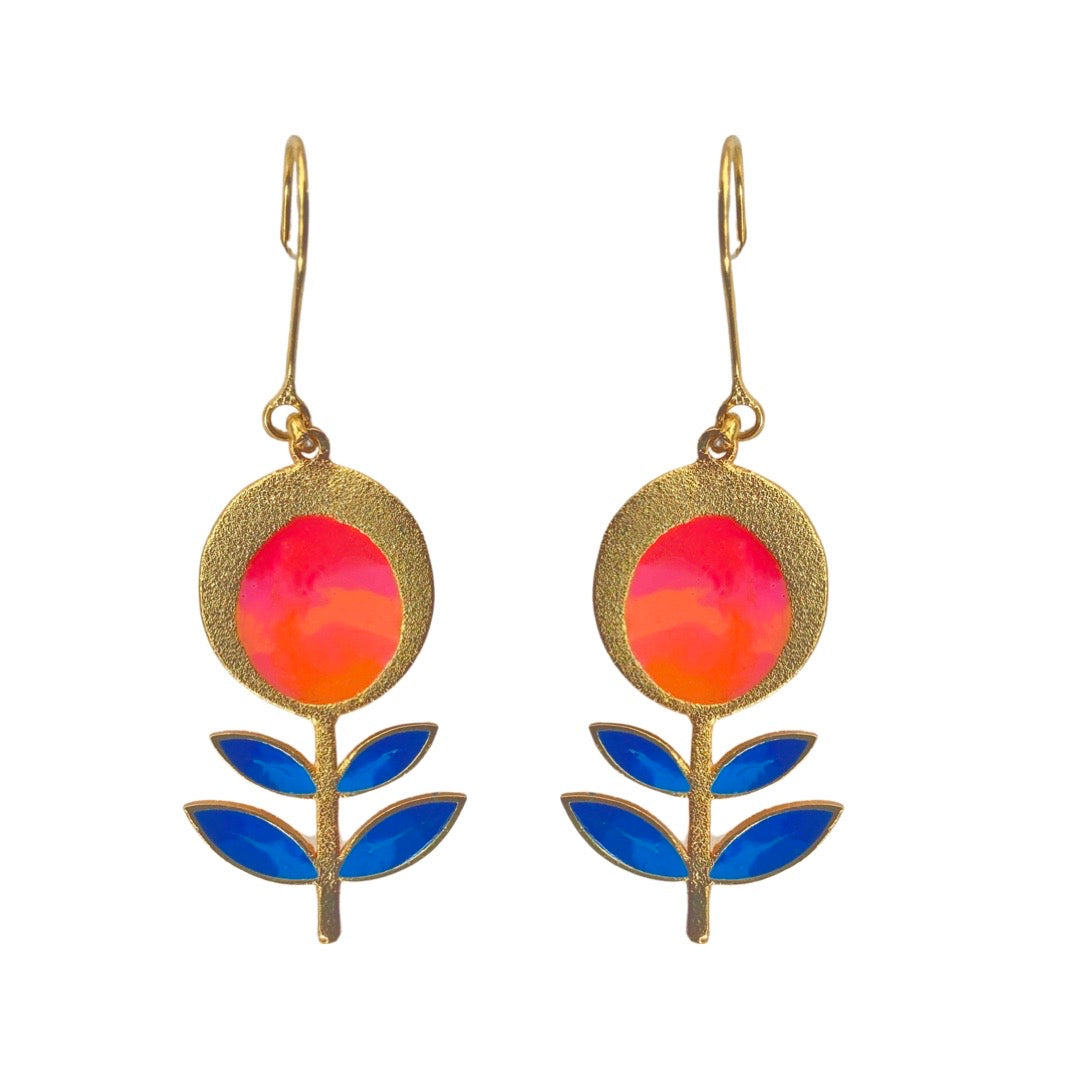 Flowers in bloom earrings