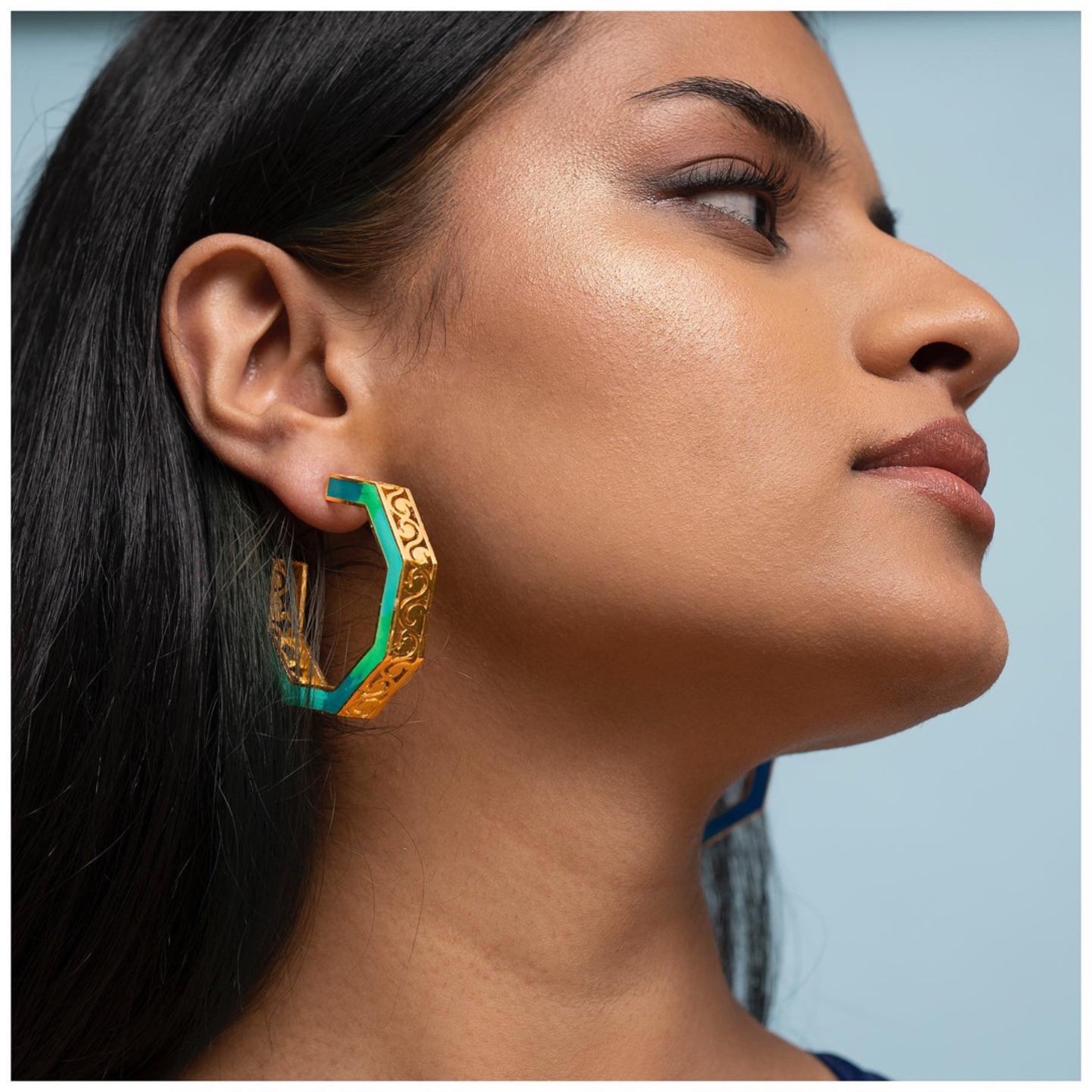 Octave Jali hoops- Medium