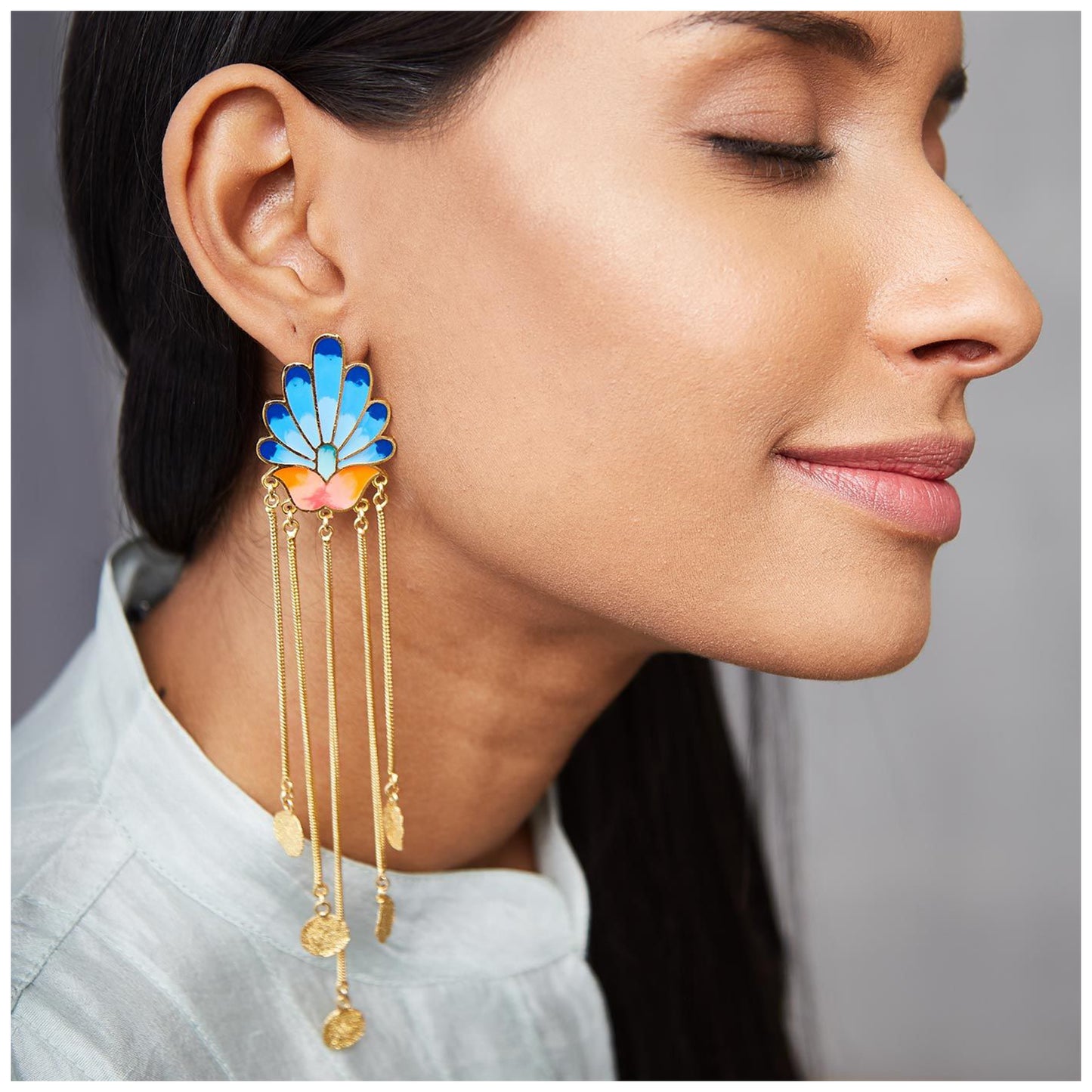 Royal bloom earrings