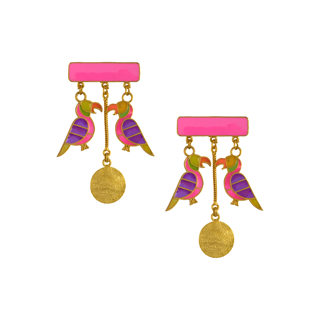 Pink love birds