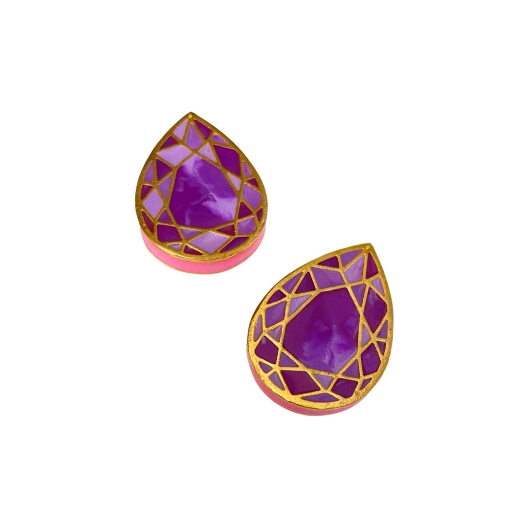 Gemstone studs
