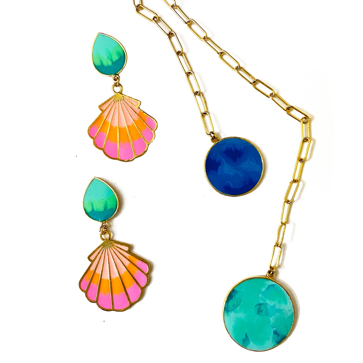 Seashell earrings