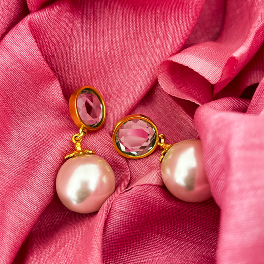 Pearl Disco Earrings