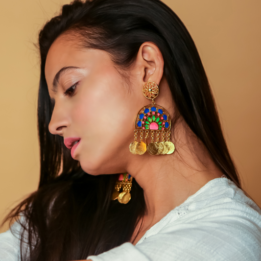 Jaipur Love Statement Earrings