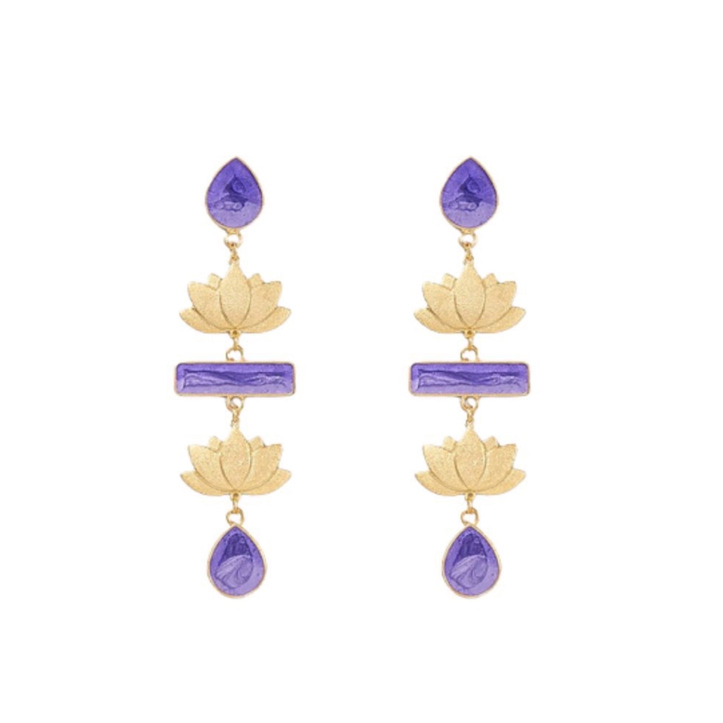 Enchanted Lotus Earrings