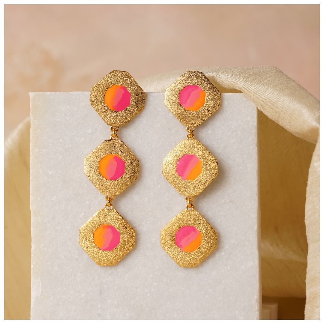 Harmonie 3 Tier Earrings