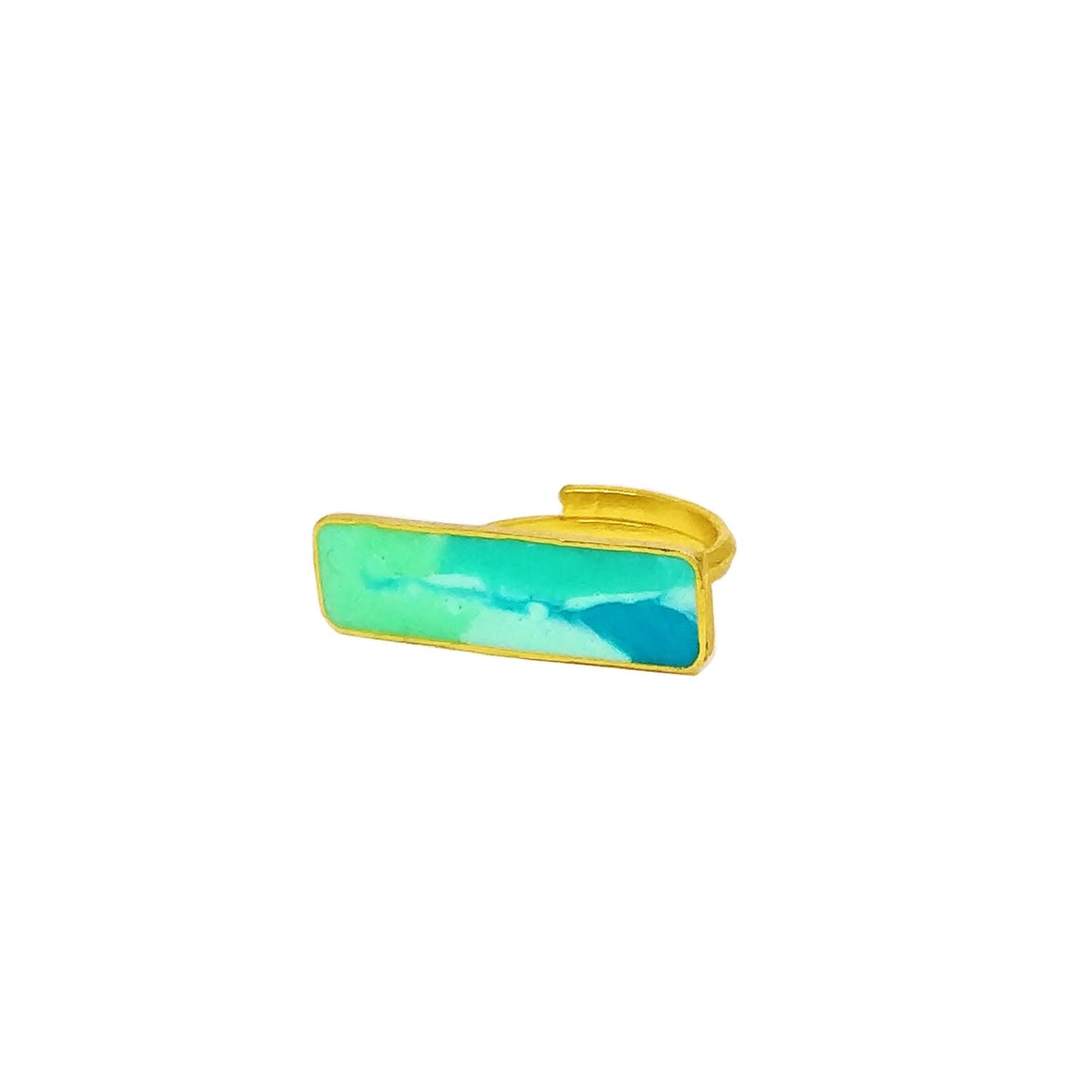 Color burst rectangle ring