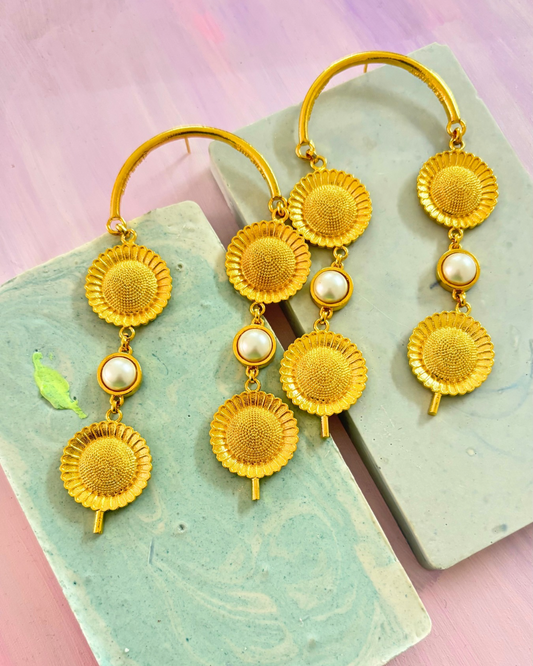 Sunflower Magic Earrings