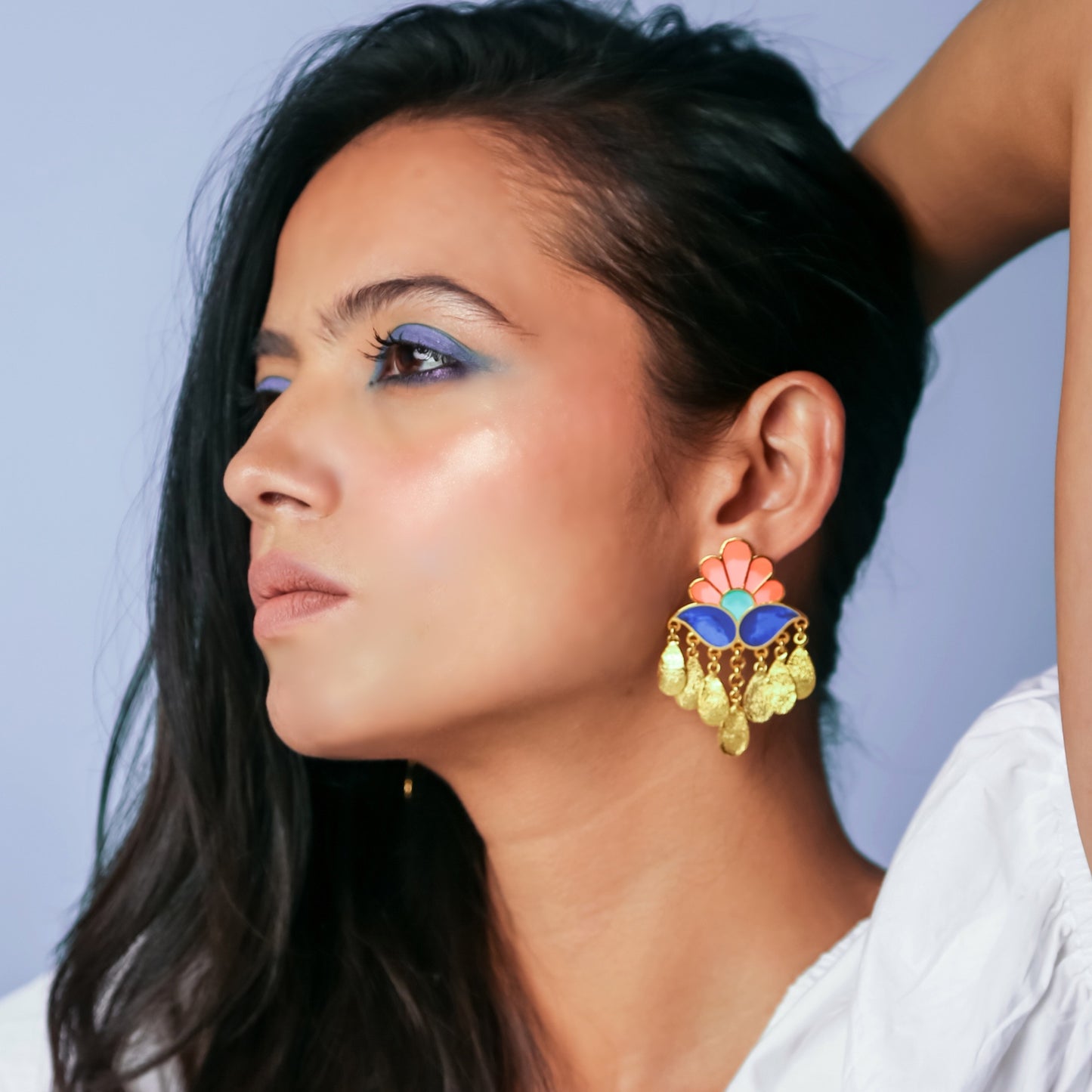 Paisley earrings