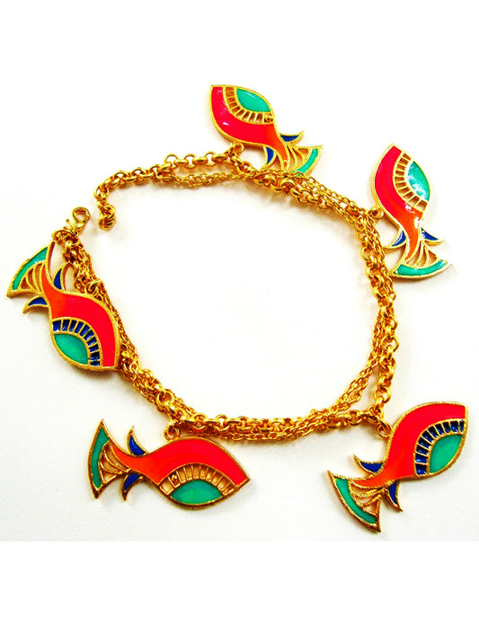 Fish Charm Bracelet