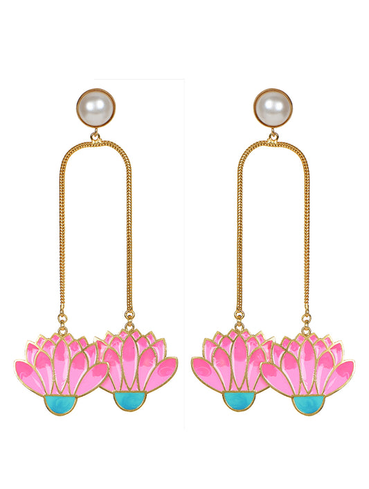 Spring Bloom Pearl Earrings