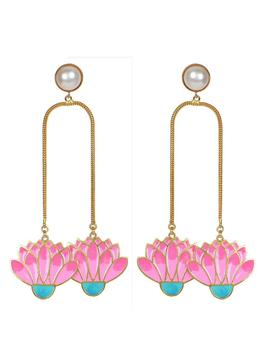 Spring Bloom Pearl Earrings