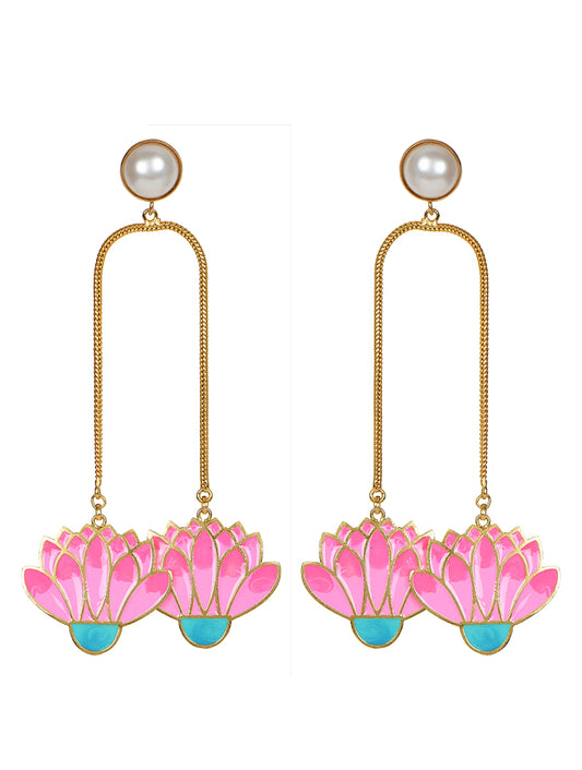 Spring Bloom Pearl Earrings