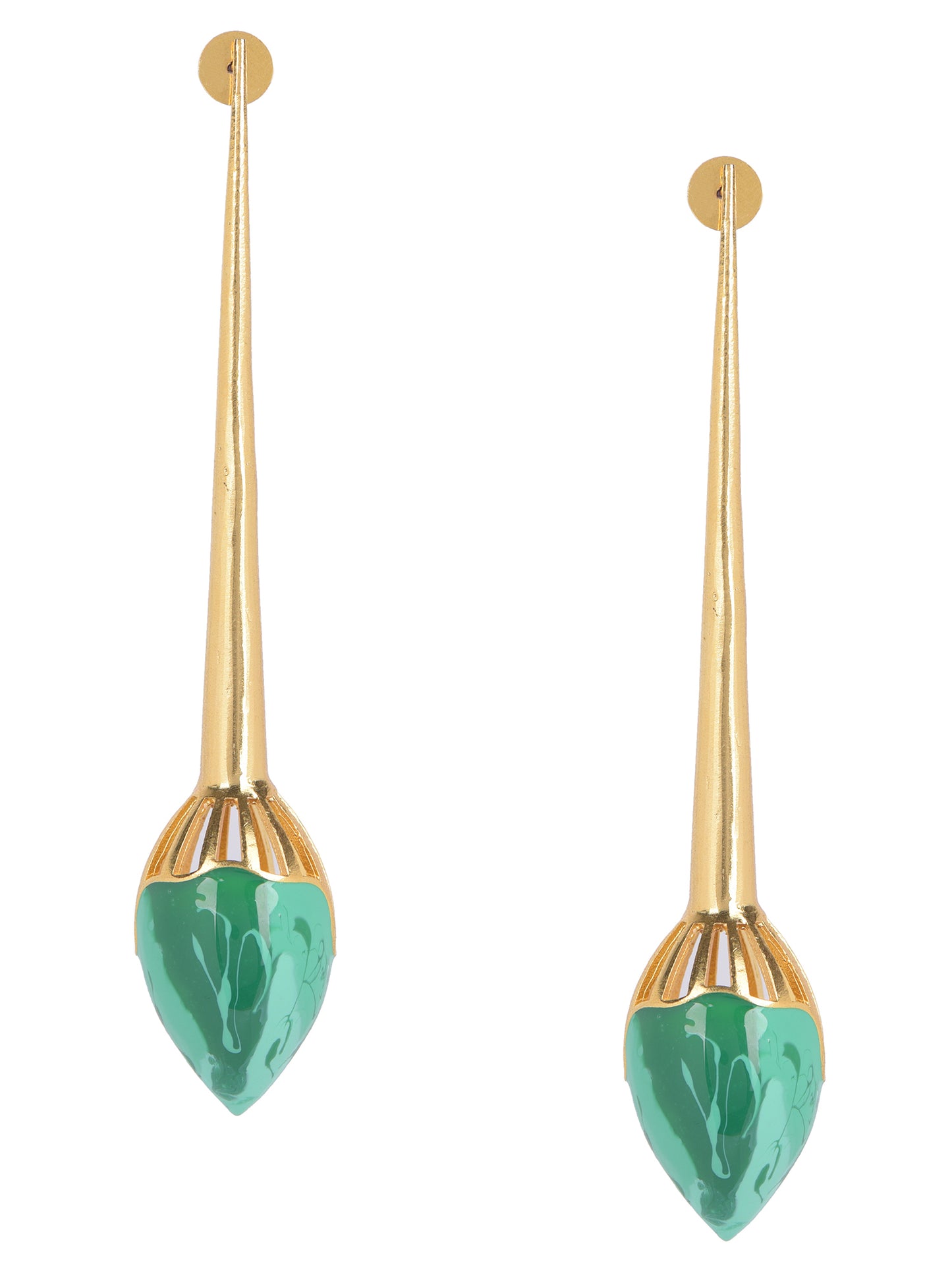 Paint brush earrings