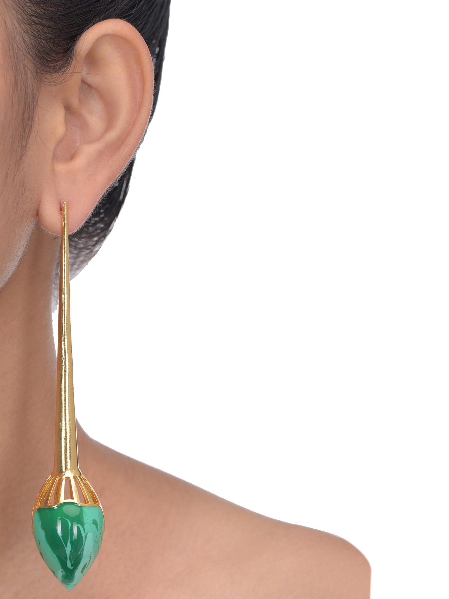 Paint brush earrings
