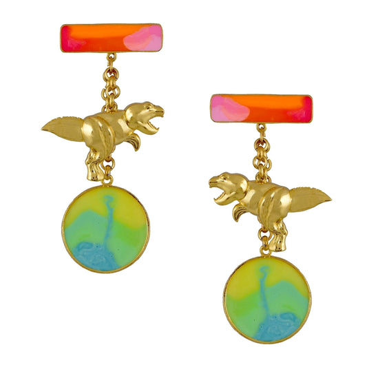 T-rex Tango earrings