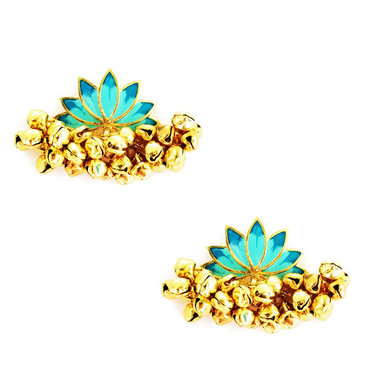 Lotus Ghunghroo Earrings