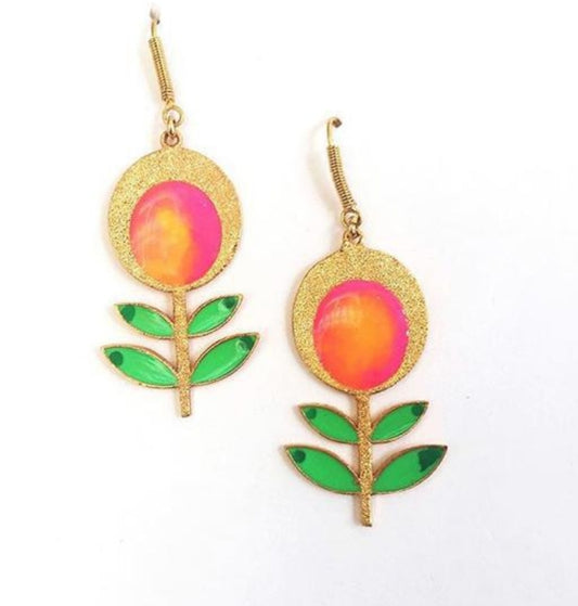 Flowers in bloom earrings
