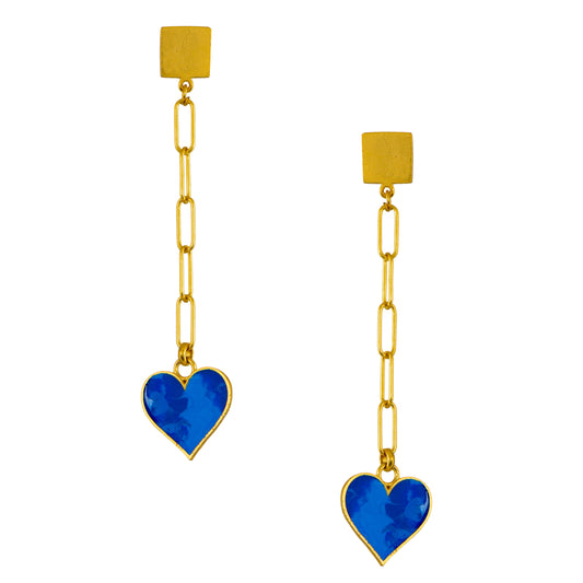 Queen of hearts earrings