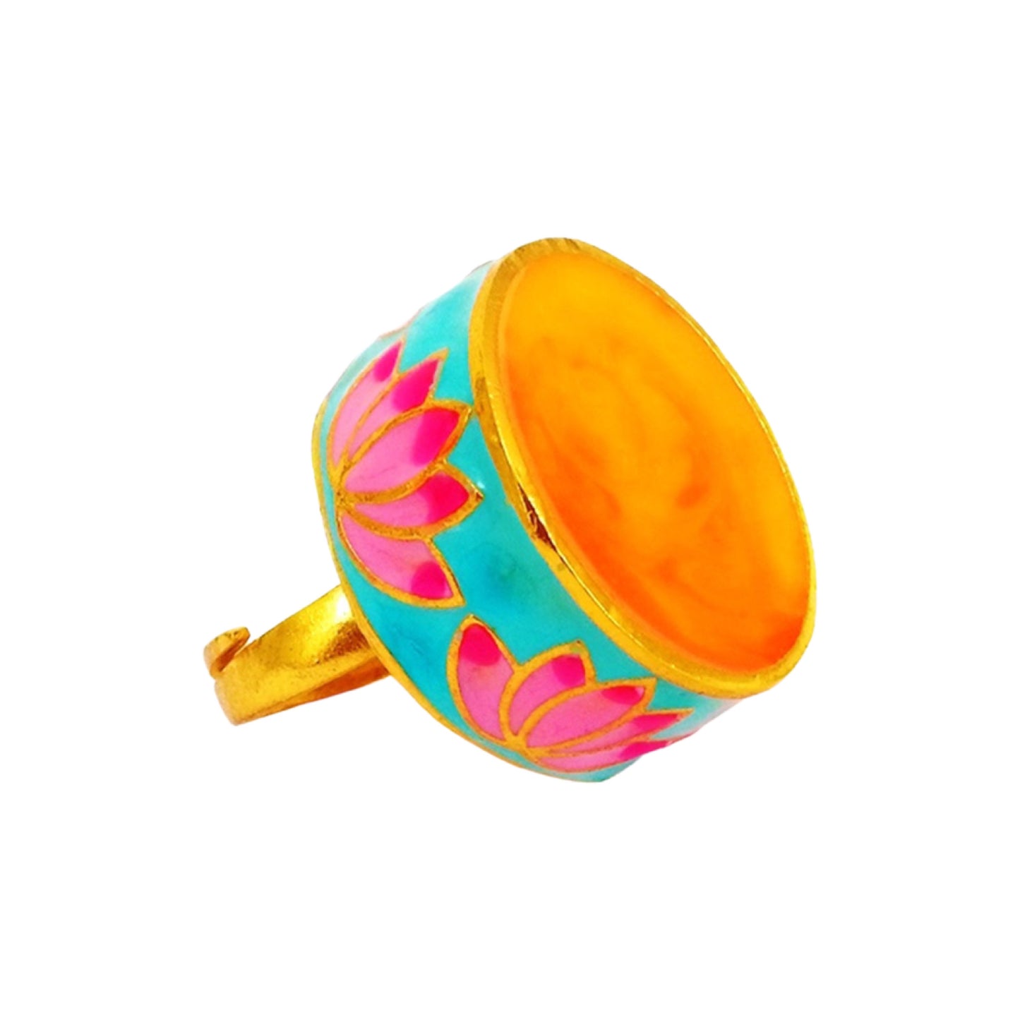 Statement Lotus Ring