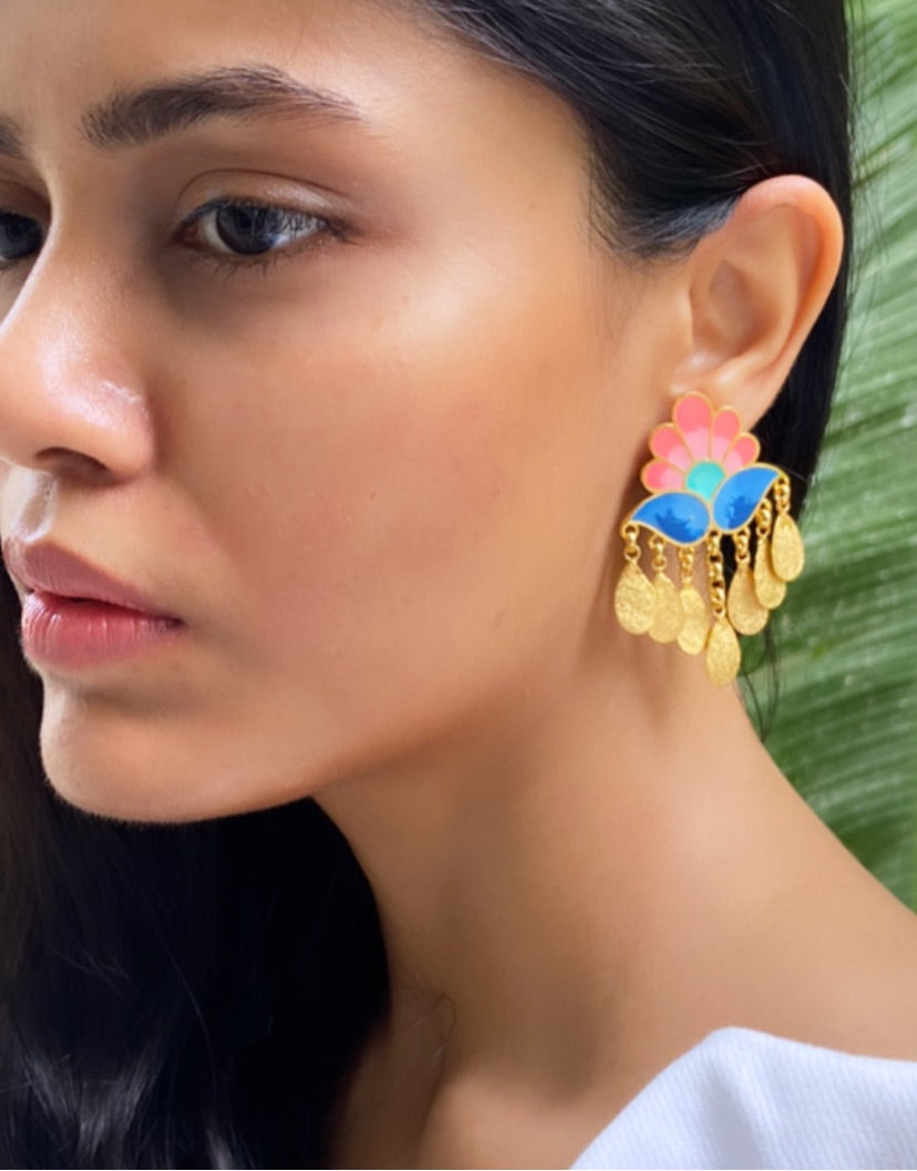Paisley earrings