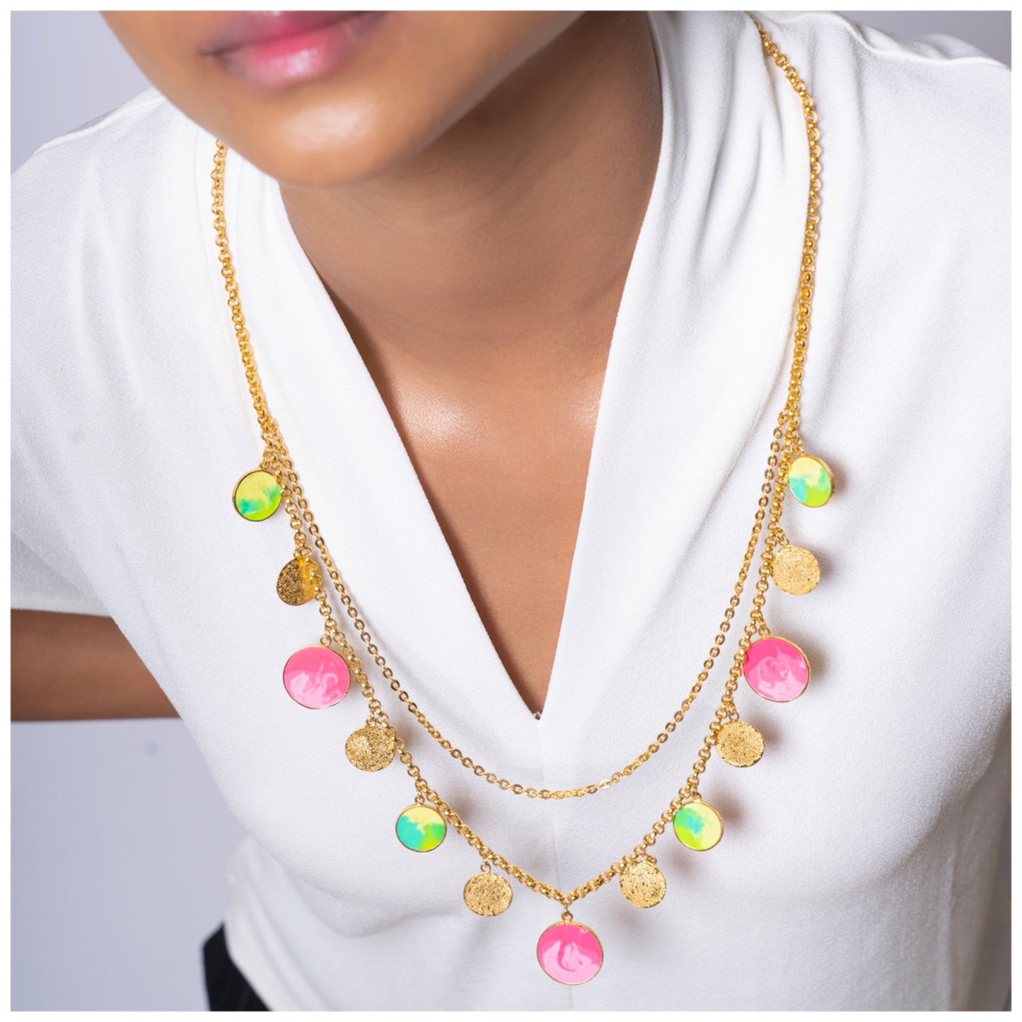 Colour carnival necklace