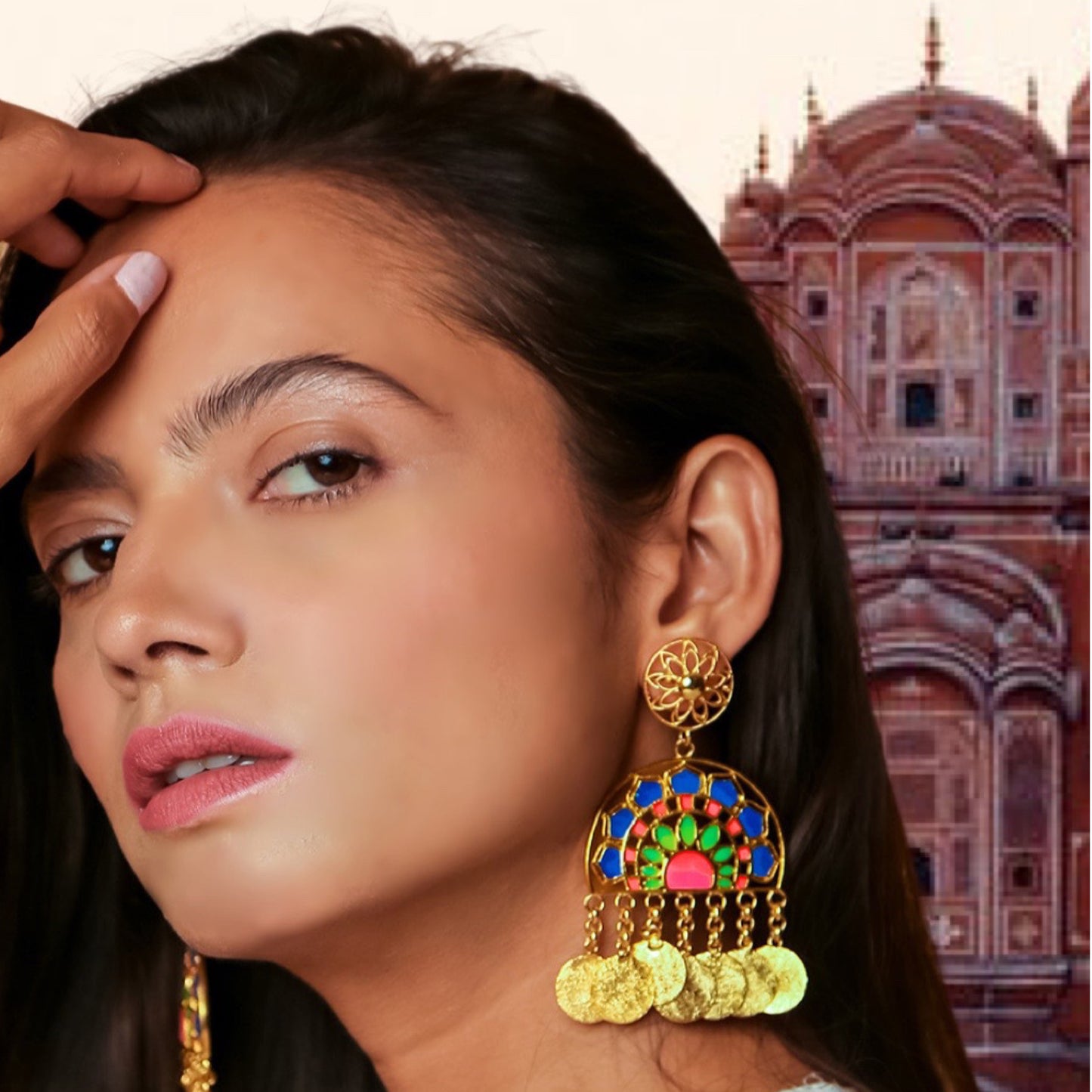 Jaipur Love Statement Earrings