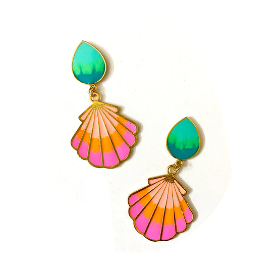 Seashell earrings