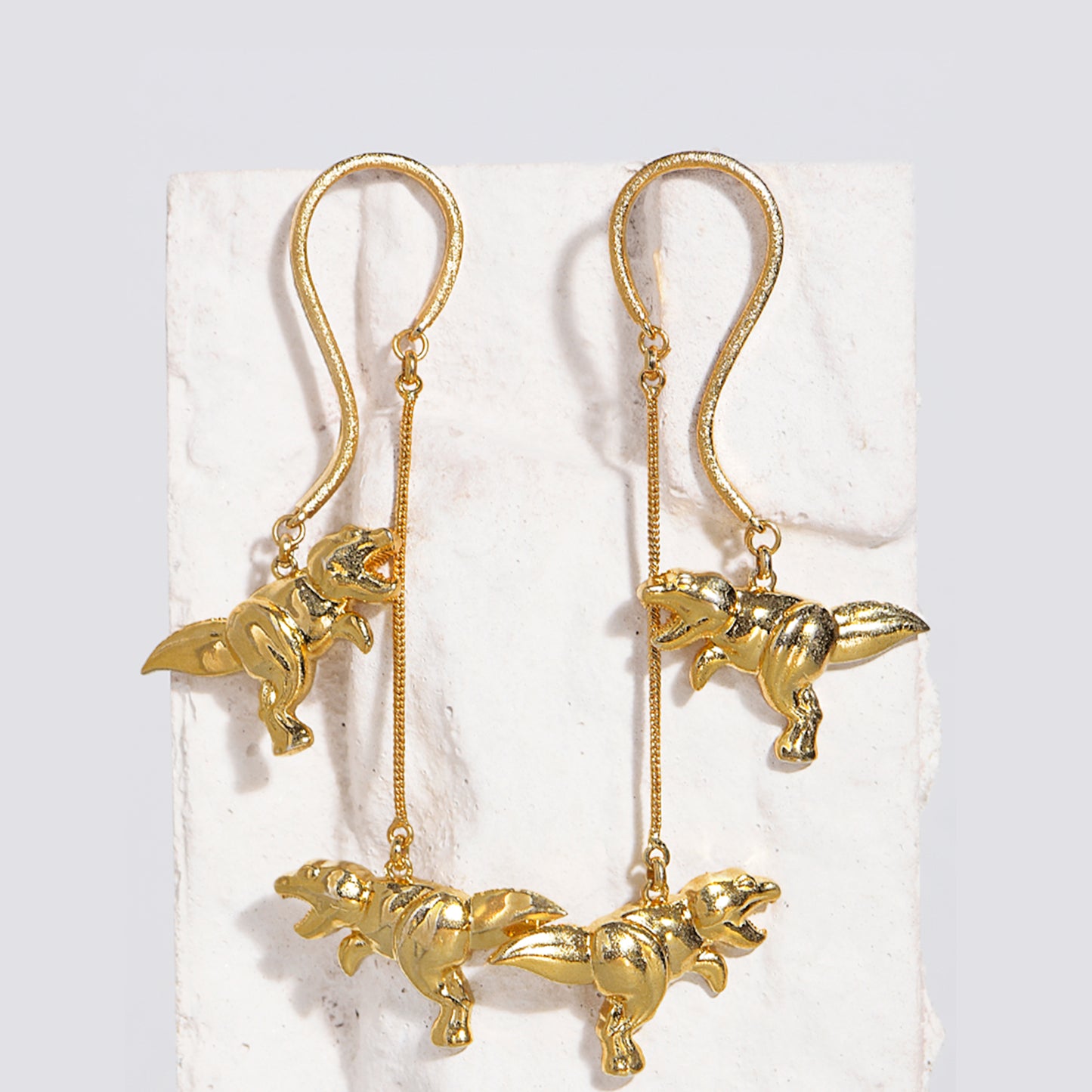 T-rex Ballet earrings